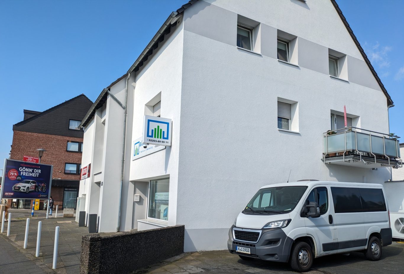 Ansicht Hofseite nach Fertigstellung