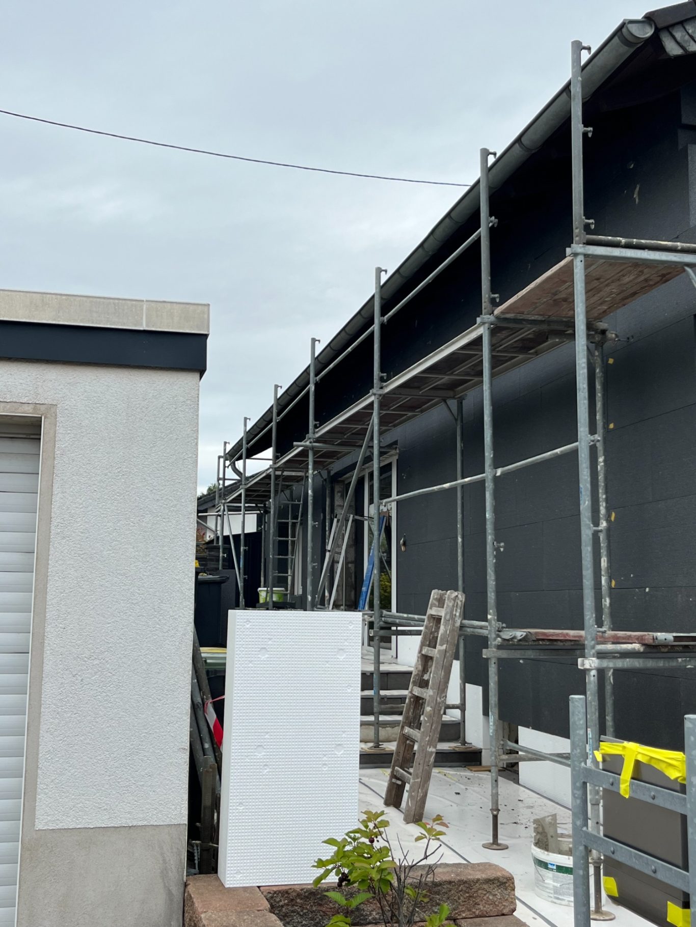 Fertigstellung der Eingangsseite